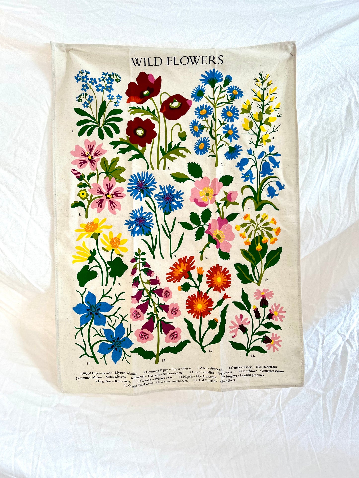 Wildflower Teatowel