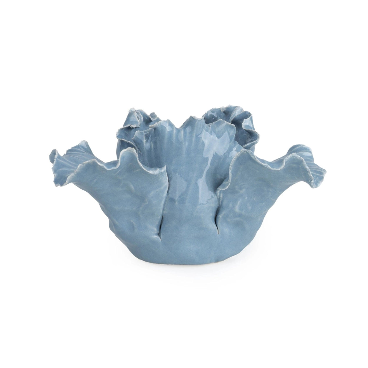 Blue Flower Tealight