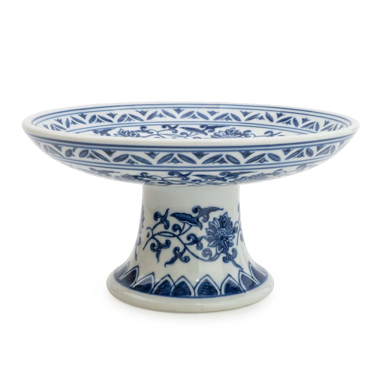 Bluebird Pedestal Bowl