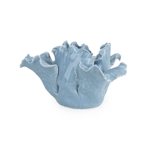 Blue Flower Tealight