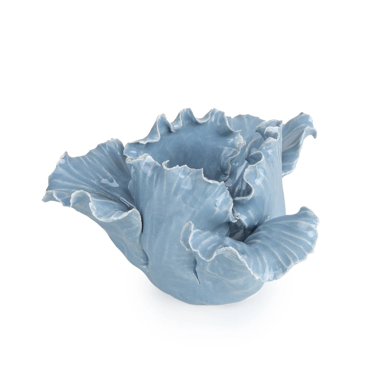 Blue Flower Tealight
